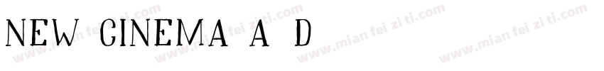 new cinema a-d字体转换